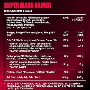 Super Mass Gainer 2943g