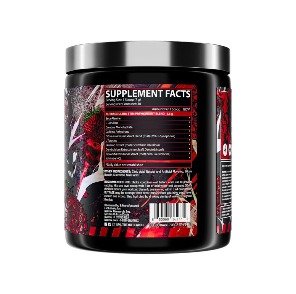 Preworkout Outrage Ultra Stim