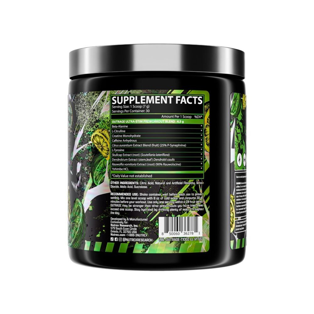 Preworkout Outrage Ultra Stim