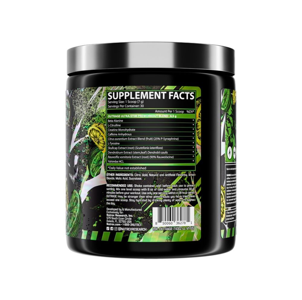 Preworkout Outrage Ultra Stim