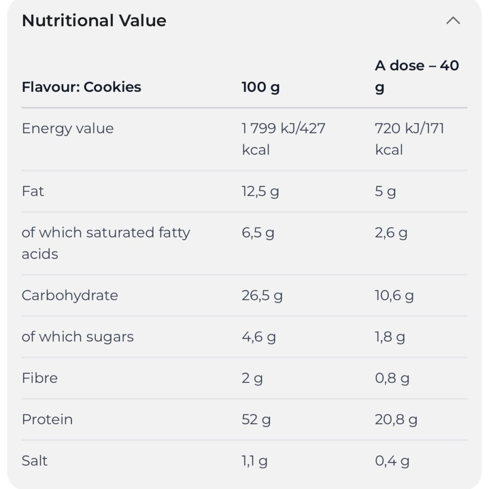 Protein Cookie Dough 800g