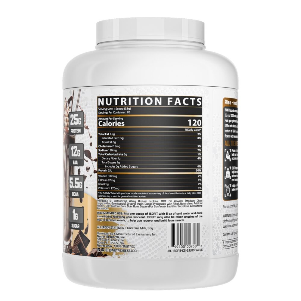 IsoFit Whey Protein Isolate 2.2kg