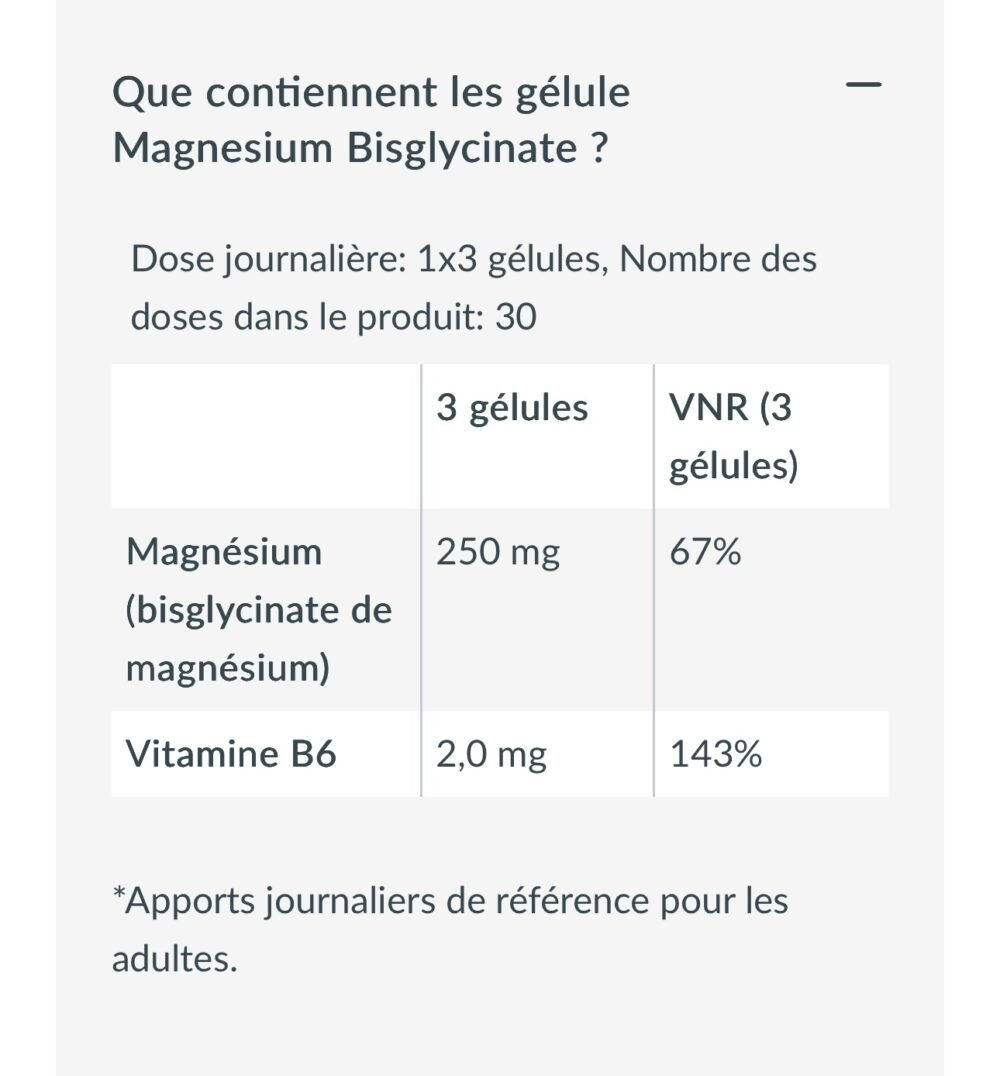 Magnesium Bisglycinate 90caps