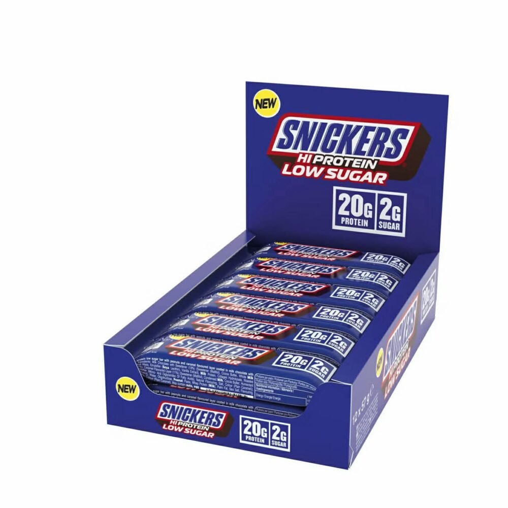 SNICKERS® HiProtein Low Sugar Bars | 12 x 57g