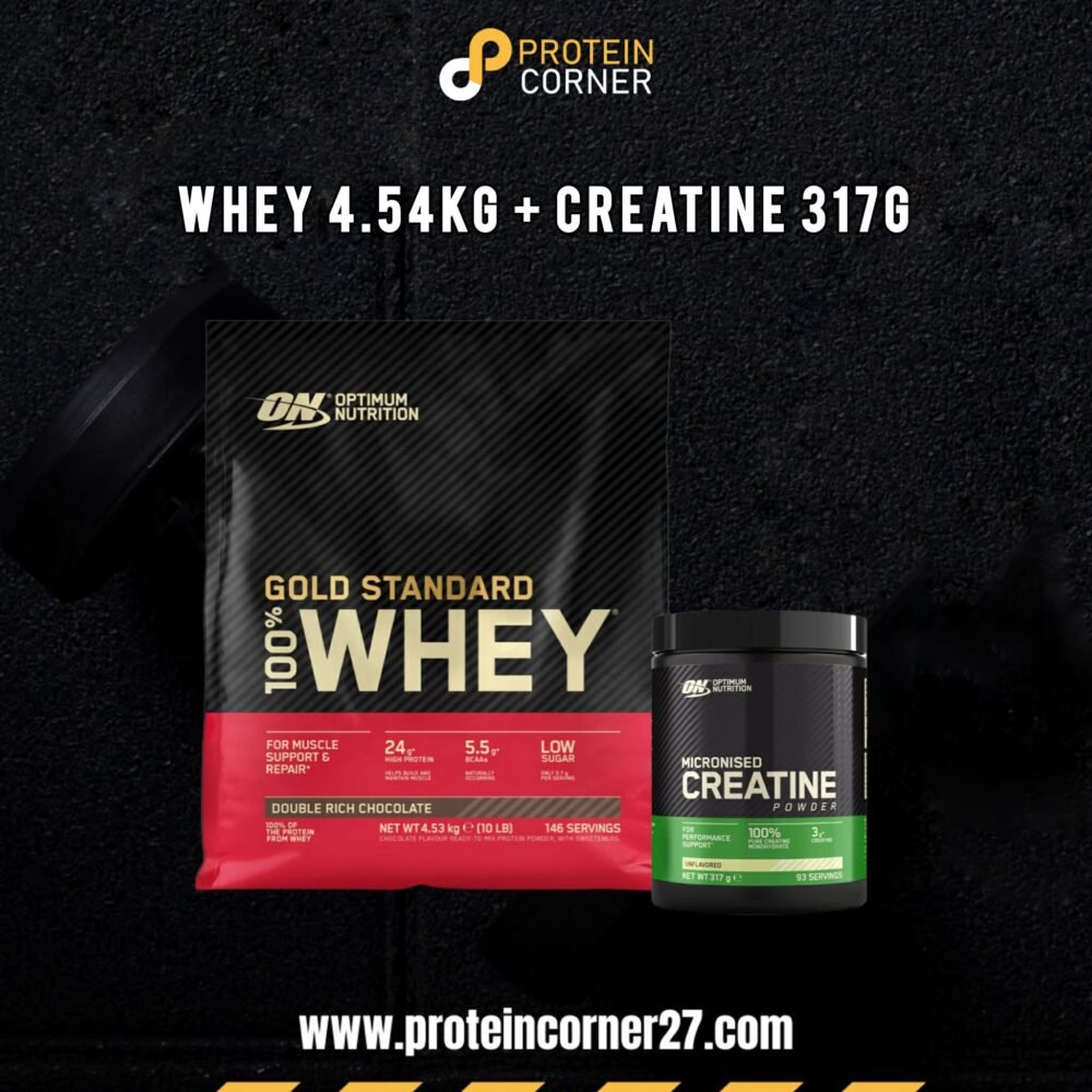 Whey 4.54kg + creatine 317g