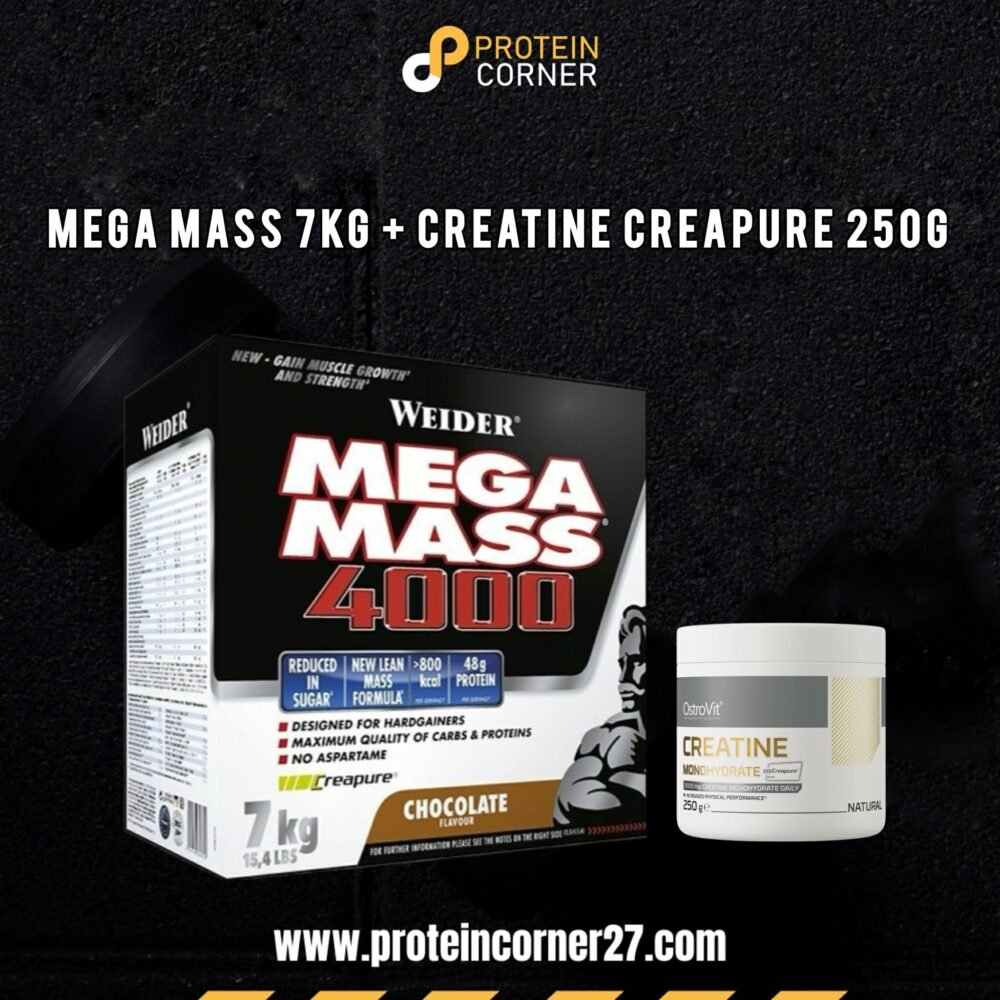 Mega mass 7kg + Creatine Creapure 250g