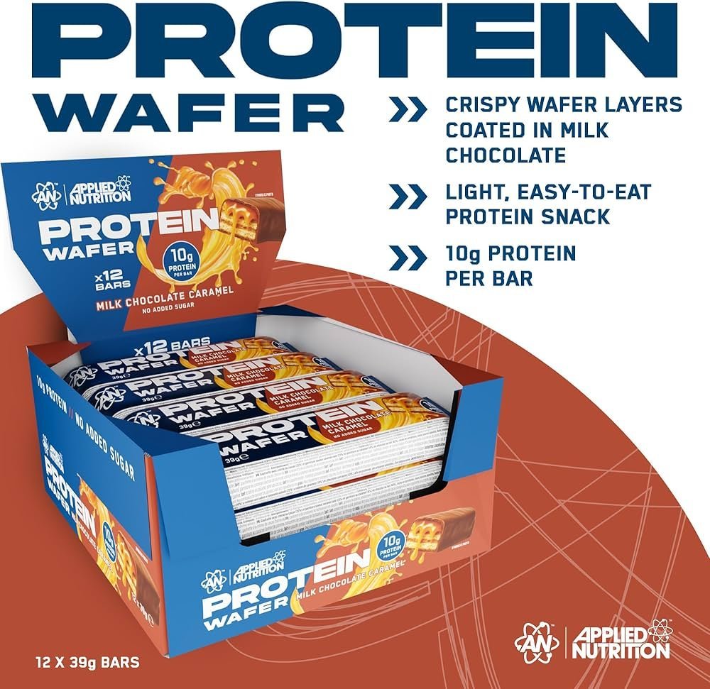 Protein wafer Milk chocolate caramel