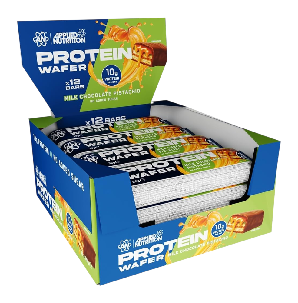 Protein wafer chocolate pistacho
