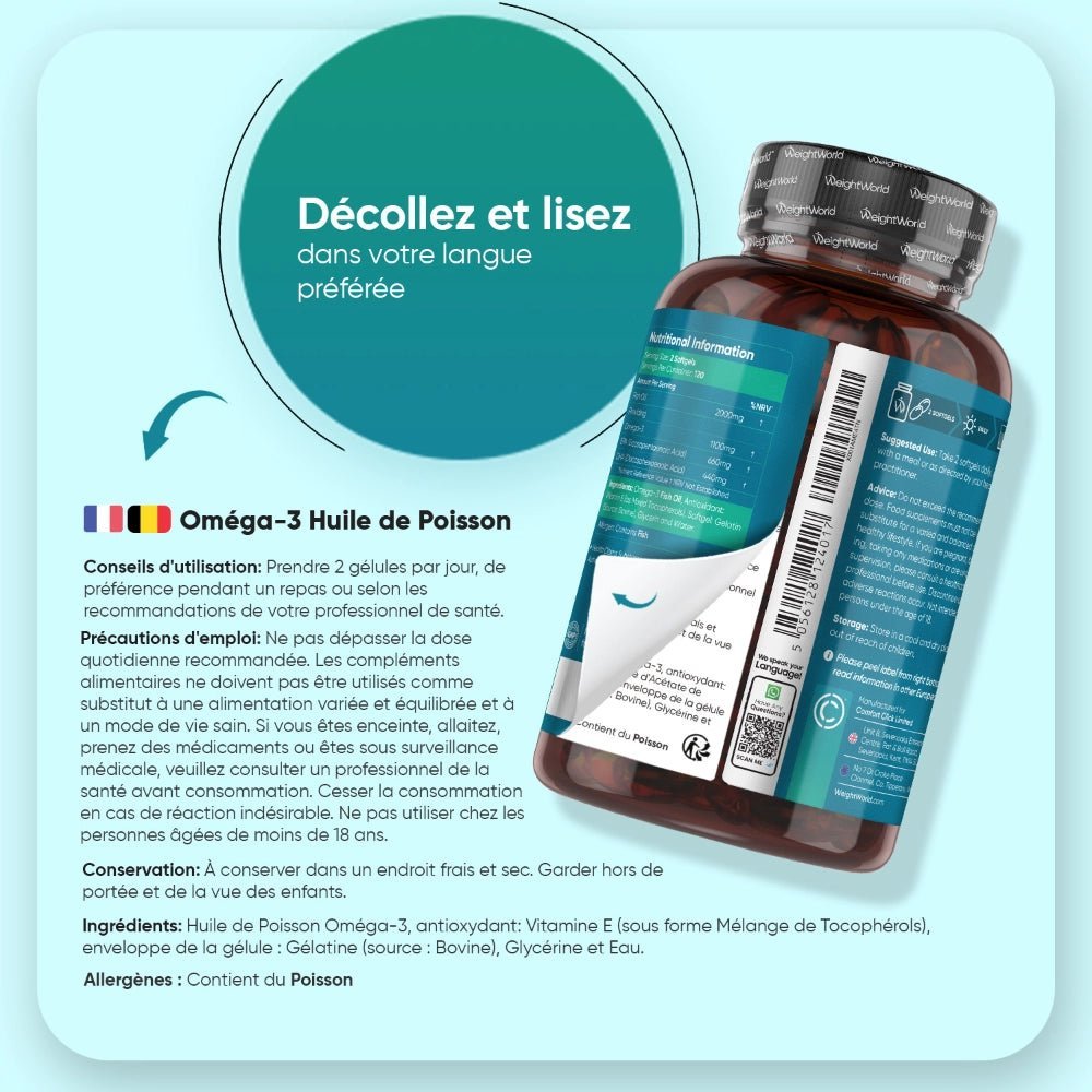 Omega -3 Fish oil 660mg Epa 440mg Dha