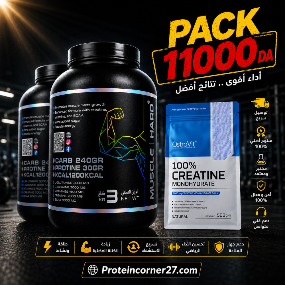 PACK Ab gainer 3kg + creatine 500g