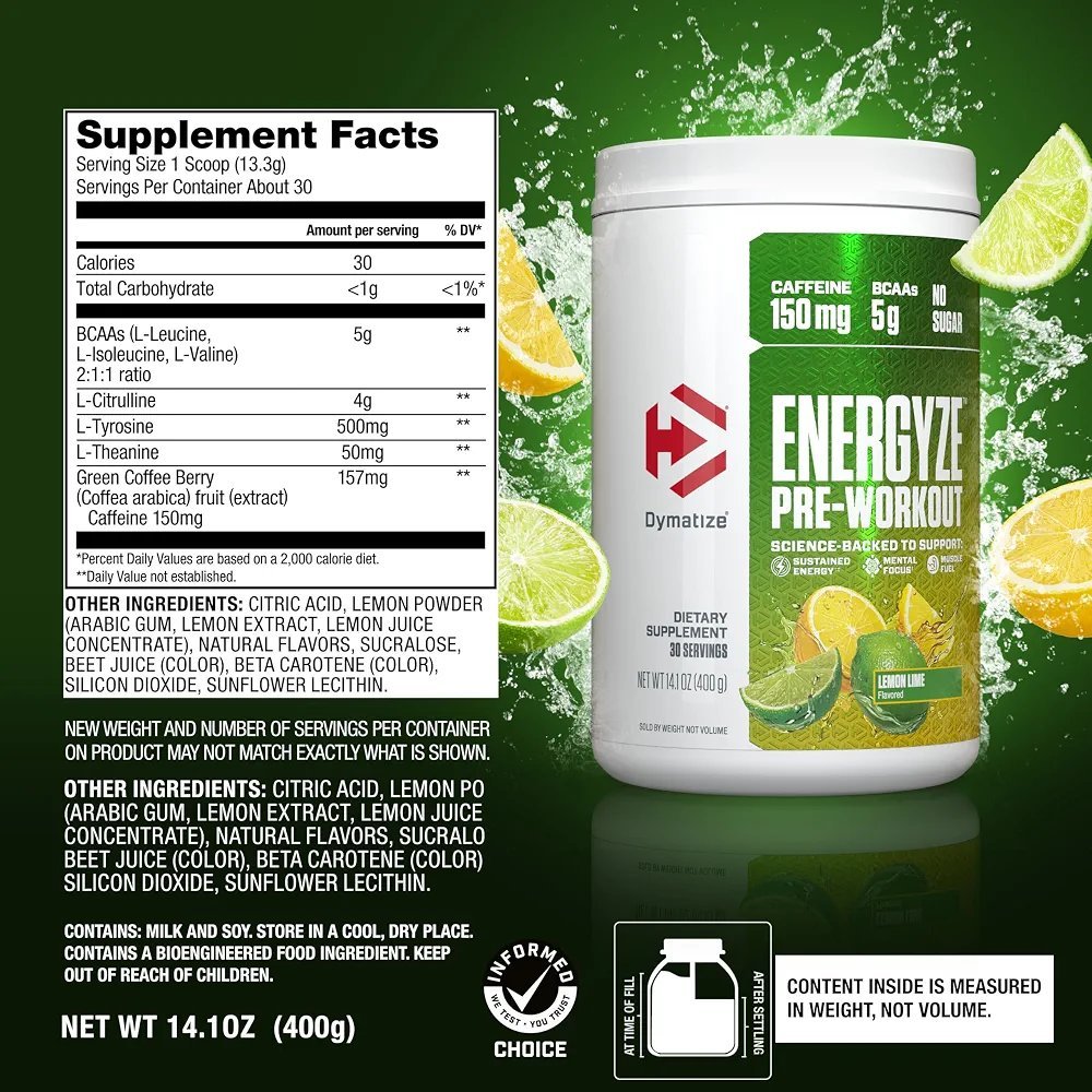 Energyze pre - workout 400g