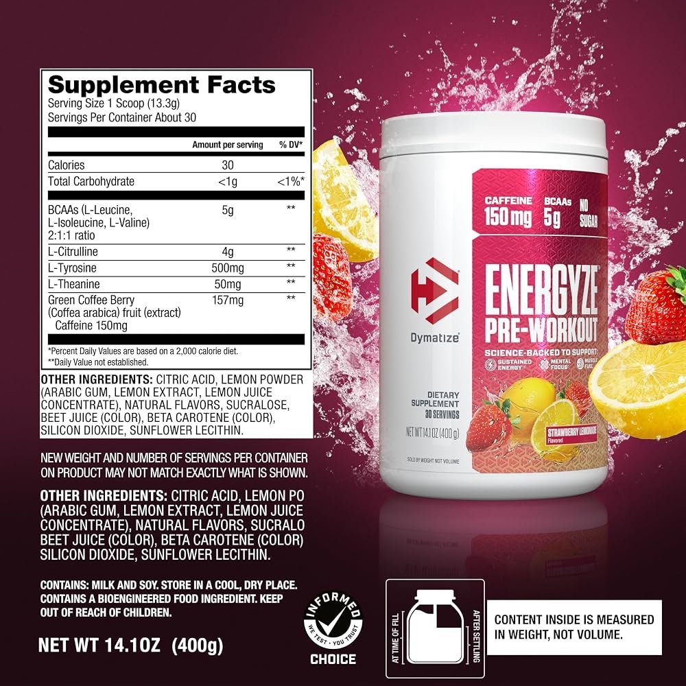 Energyze pre - workout 400g