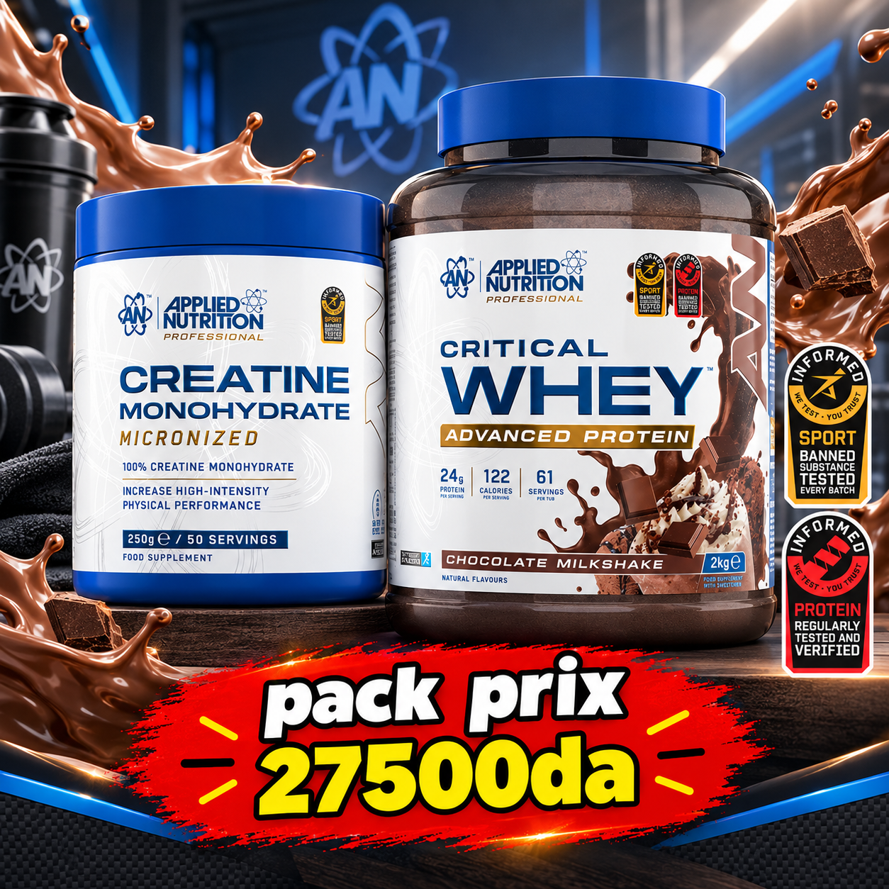 Critical Whey 2kg + creatine 250g
