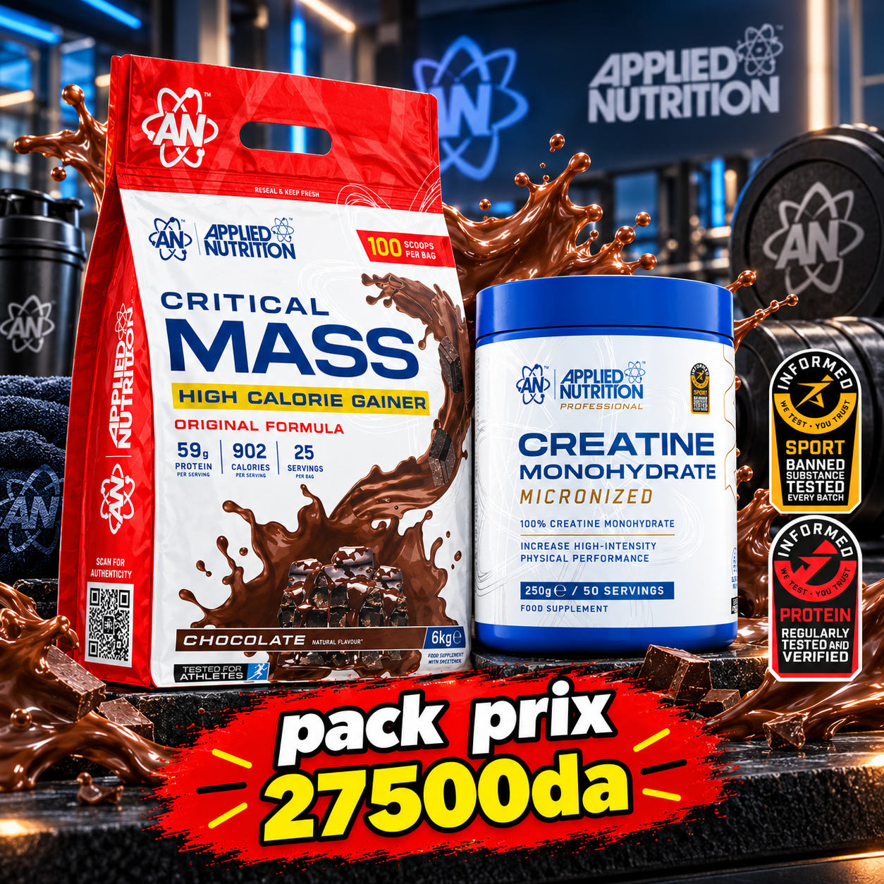 Critical mass 6kg + creatine 250g