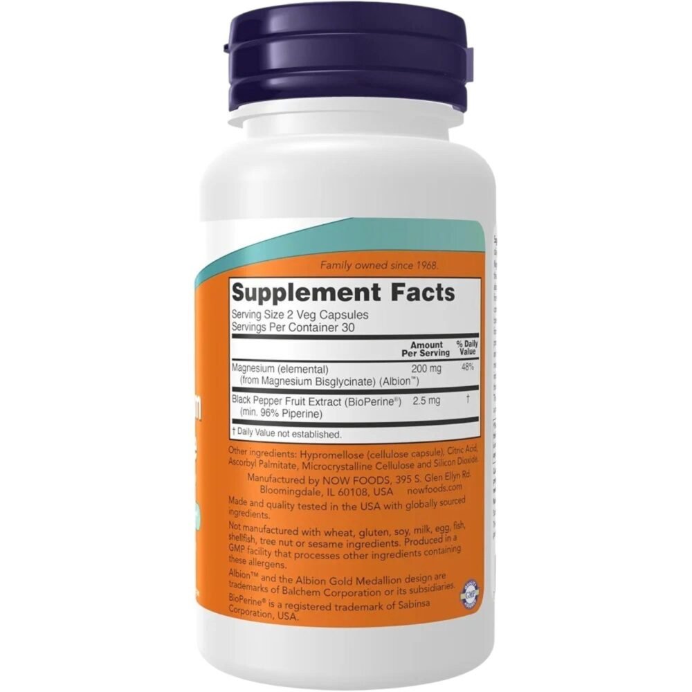 Magnesium glycinate with Bio perine 60 caps